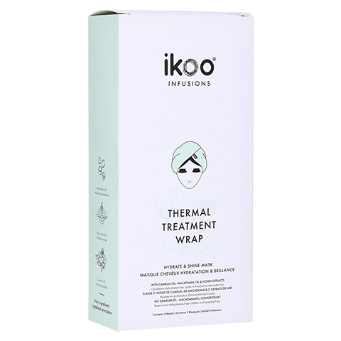 ikoo Thermal Treatment Wrap - Hydrate & Shine 5 Stck