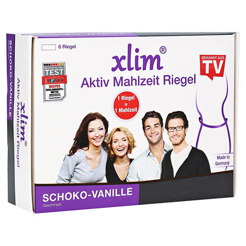 XLIM Aktiv Mahlzeit Riegel Schoko-Vanille 6x75 Gramm