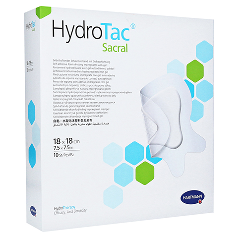 HYDROTAC comfort sacral Schaumverb.18x18 cm steril 10 Stck