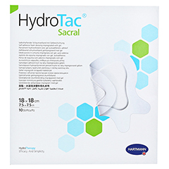 HYDROTAC comfort sacral Schaumverb.18x18 cm steril 10 Stck - Vorderseite