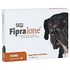 FIPRALONE 402 mg Lsg.z.Auftropf.f.sehr gr.Hunde 4 Stck