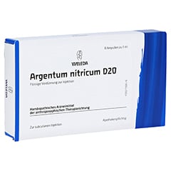 ARGENTUM NITRICUM D 20 Ampullen 8x1 Milliliter N1
