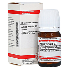 ADONIS VERNALIS D 3 Tabletten 80 Stck N1