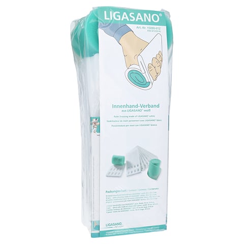 LIGASANO Innenhand-Verb.unster.10St weiß+2St grün 1 Packung