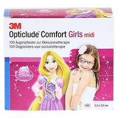 Opticlude 3M Comfort Disney Pflaster Girls midi 100 Stück - Vorderseite