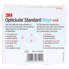 Opticlude 3M Standard Disney Pflaster Boys midi 100 Stück - Rückseite