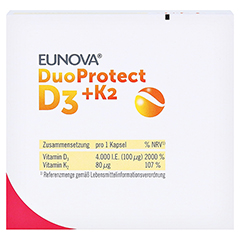EUNOVA DuoProtect D3+K2 4.000 I.E. 90 Stck - Oberseite