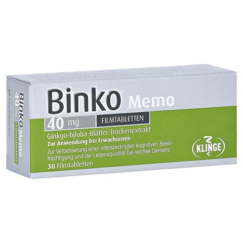 Binko Memo 40mg 30 Stück N1
