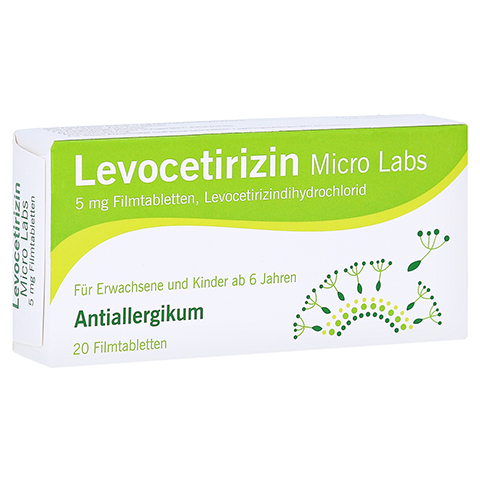Levocetirizin Micro Labs 5mg 20 Stck N1