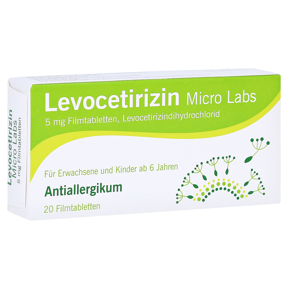 Levocetirizin Micro Labs 5mg Filmtabletten 20 Stück