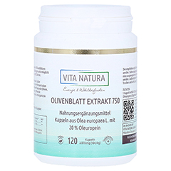 OLIVENBLATT-Extrakt 750 mg Vegikapseln