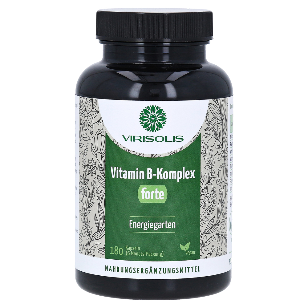 VIRISOLIS Vitamin B-Komplex FORTE 6-Mon.vegan Kps. 180 Stück