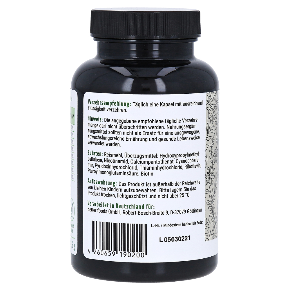 VIRISOLIS Vitamin B-Komplex FORTE 6-Mon.vegan Kps. 180 Stück | medpex
