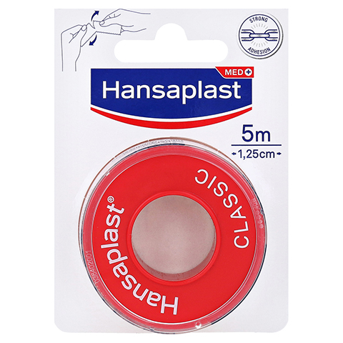 Hansaplast Fixierpflaster Classic 5mx1,2cm 1 Stck