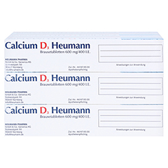 Calcium D3 Heumann 600mg/400 I.E. 120 Stck N3 - Oberseite
