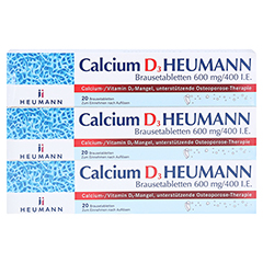 Calcium D3 Heumann 600mg/400 I.E. 120 Stck N3 - Vorderseite