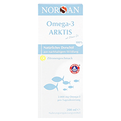 NORSAN Omega-3 Arktis mit Vitamin D3 flssig 200 Milliliter - Vorderseite