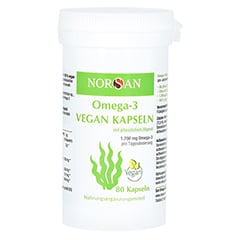 NORSAN Omega-3 vegan Kapseln 80 Stck