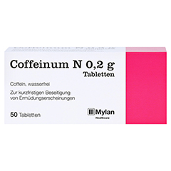 Coffeinum N 0,2g 50 Stück N2 - Vorderseite