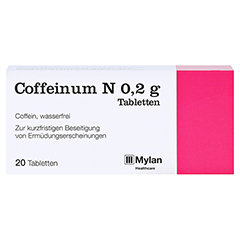 Coffeinum N 0,2g 20 Stck N1 - Vorderseite