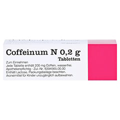 Coffeinum N 0,2g 50 Stück N2 - Oberseite