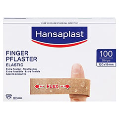 Hansaplast Elastic Fingerstrips 2x12 cm 100 Stück - Vorderseite
