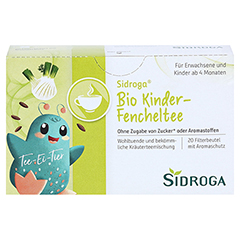 SIDROGA Bio Kinder-Fencheltee Filterbeutel 20x2.0 Gramm - Vorderseite