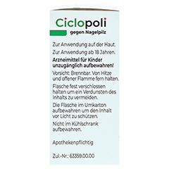 Ciclopoli gegen Nagelpilz 3.3 Milliliter N1 - Rechte Seite