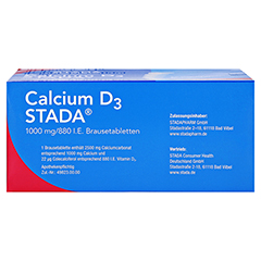 Calcium D3 STADA 1000mg/880 I.E. 120 Stück N3 - Oberseite
