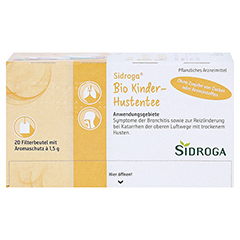 Sidroga Bio Kinder-Hustentee 20x1.5 Gramm - Oberseite