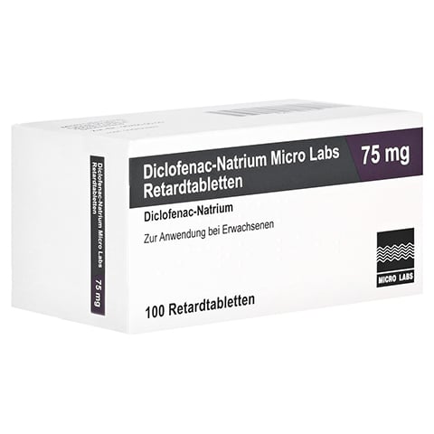 Diclofenac-Natrium Micro Labs 75mg 100 Stck N3