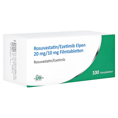 ROSUVASTATIN/Ezetimib Elpen 20 mg/10 mg Filmtabl. 100 Stck N3