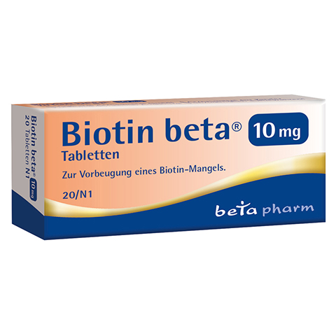 Biotin beta 10mg 20 Stck