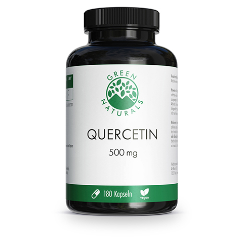 GREEN NATURALS Quercetin 500 mg hochdosiert Kaps. 180 Stck