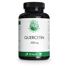 GREEN NATURALS Quercetin 500 mg hochdosiert Kaps. 180 Stck