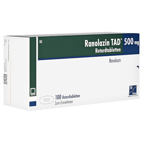 RANOLAZIN TAD 500 mg Retardtabletten 100 Stck N3