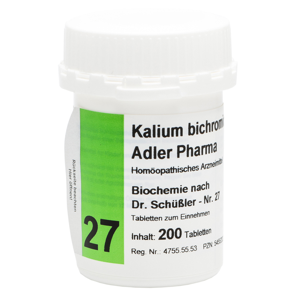 BIOCHEMIE Adler 27 Kalium bichrom D 12 Tabletten 200 Stück