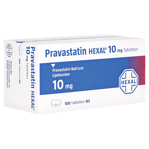 Pravastatin HEXAL 10mg 100 Stck N3