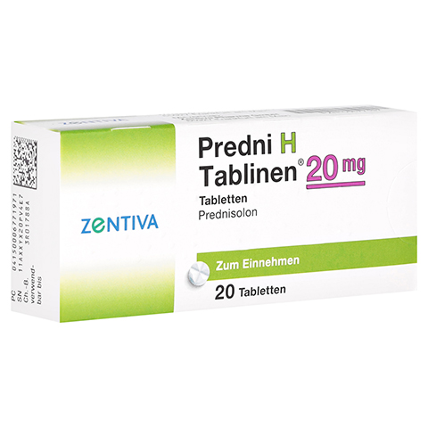 PREDNI H Tablinen 20 mg Tabletten 20 Stck N1