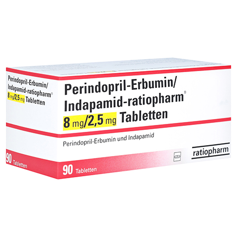 Perindopril-Erbumin/Indapamid-ratiopharm 8mg/2,5mg 90 Stck