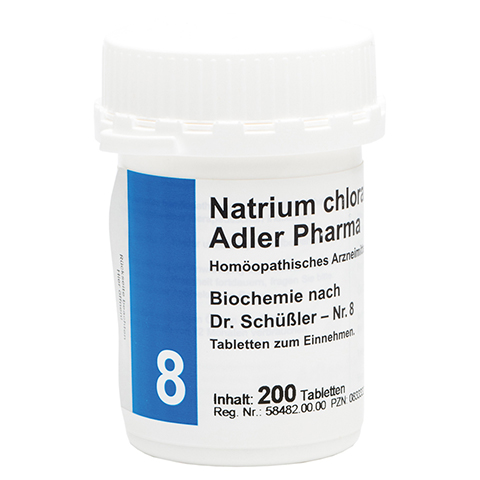 BIOCHEMIE Adler 8 Natrium chloratum D 6 Tabletten 200 Stck
