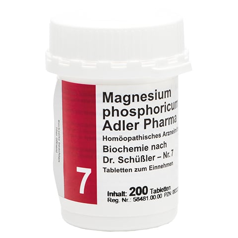 BIOCHEMIE Adler 7 Magnesium phosphoricum D 6 Tabl. 200 Stck