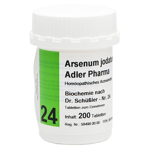 BIOCHEMIE Adler 24 Arsenum jodatum D 12 Tabletten 200 Stck