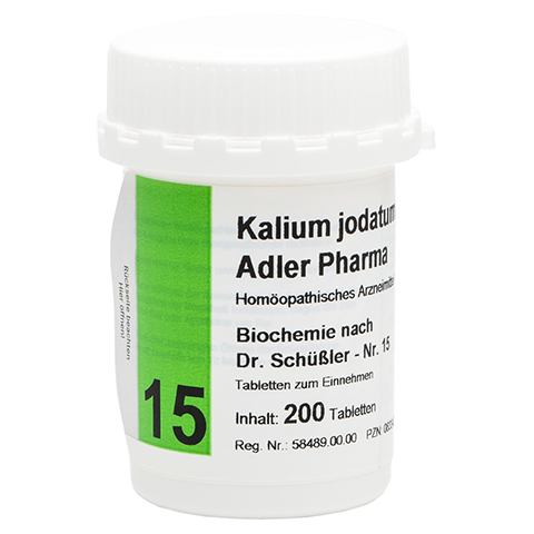 BIOCHEMIE Adler 15 Kalium jodatum D 12 Tabletten 200 Stck