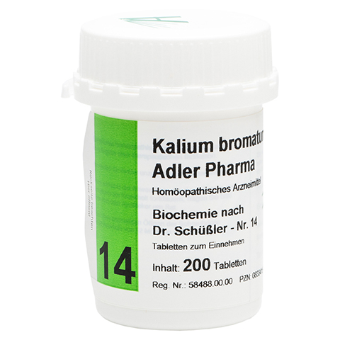 BIOCHEMIE Adler 14 Kalium bromatum D 12 Tabletten 200 Stck