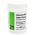 BIOCHEMIE Adler 21 Zincum chloratum D 12 Tabletten 200 Stck