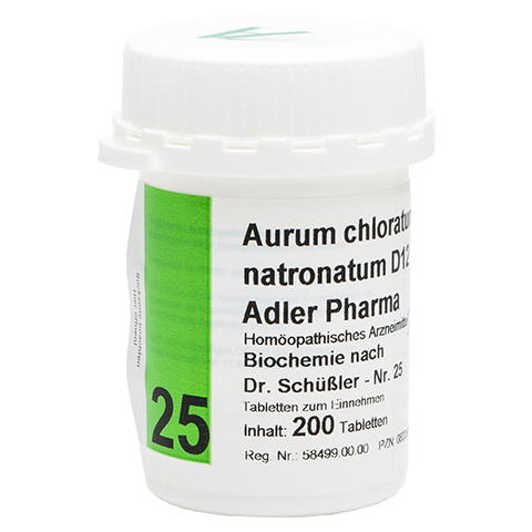 BIOCHEMIE Adler 25 Aurum chloratum natr.D 12 Tabl. 200 Stck