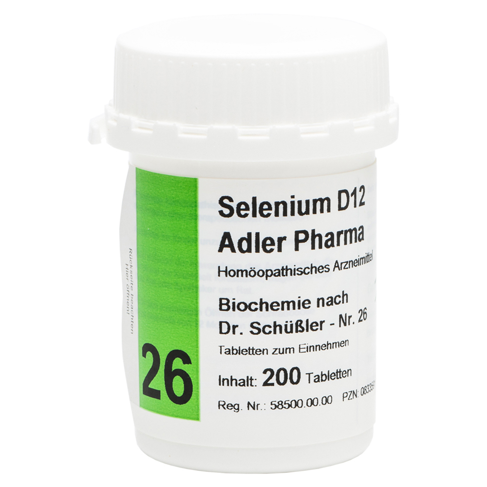 BIOCHEMIE Adler 26 Selenium D 12 Tabletten 200 Stück