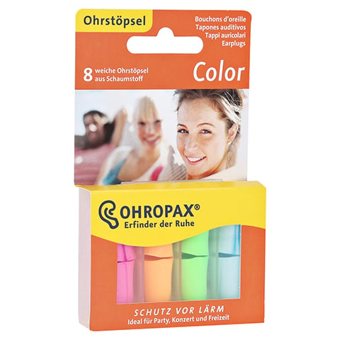 Ohropax Color Schaumstoff-stöpsel 8 Stück