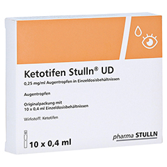 Ketotifen Stulln UD 0,25mg/ml Augentropfen 10x0.4 Milliliter N1